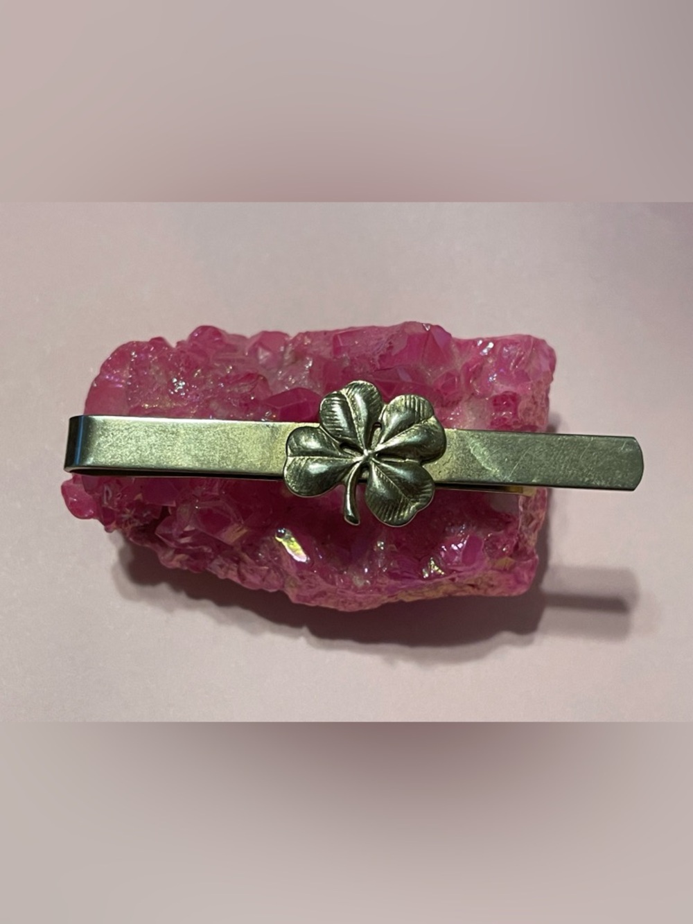 Vintage Four Leaf Clover Men’s Tie Clip #9002 💎